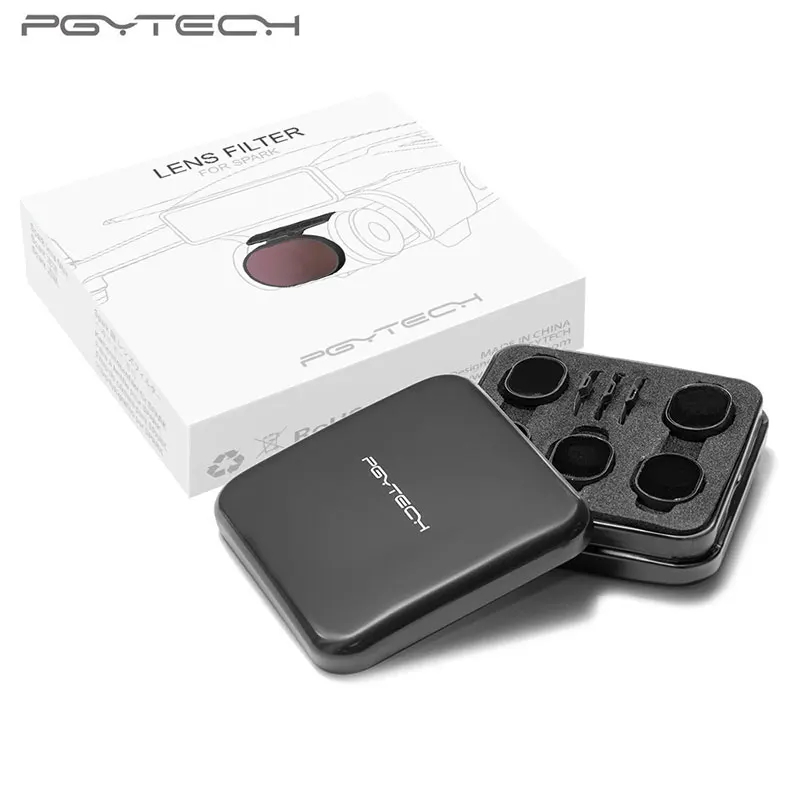Фильтр для объектива PGYTECH 4 шт./компл. Комплект DJI Spark высокой четкости ND4 ND8 ND16 ND32