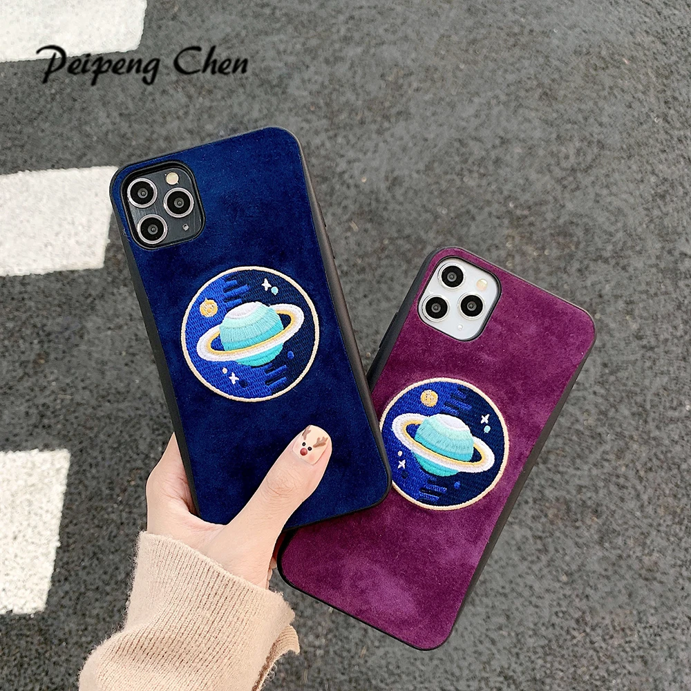 Силиконовый мягкий чехол Ponoe для Apple iPhone 11 Pro XS Max XR X 7 8 6 S Plus кожаный с узором