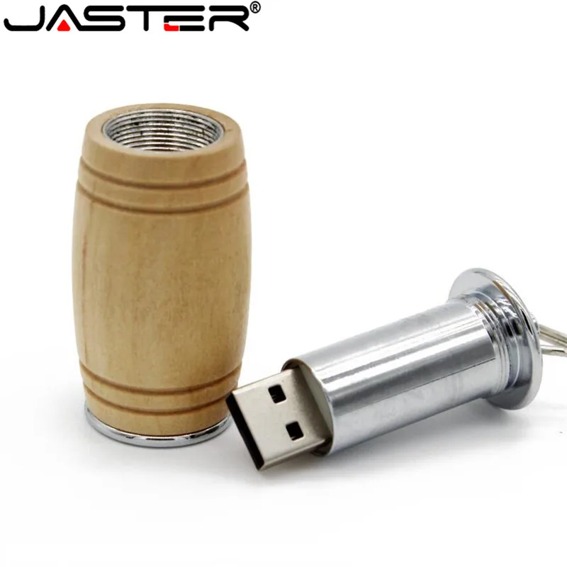 Флэш накопитель JASTER в виде пивного барреля usb флэш 64 ГБ 16 32 Gragas деревянный винный