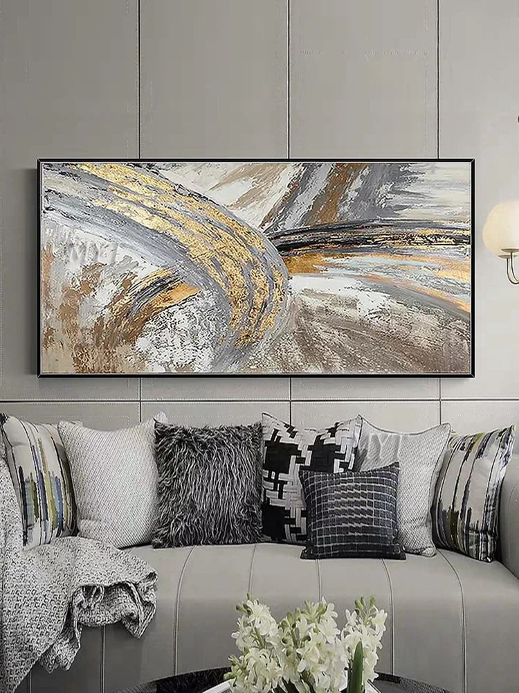 100% нарисованные картинки Картины глоден цвет масло Современная Абстрактная