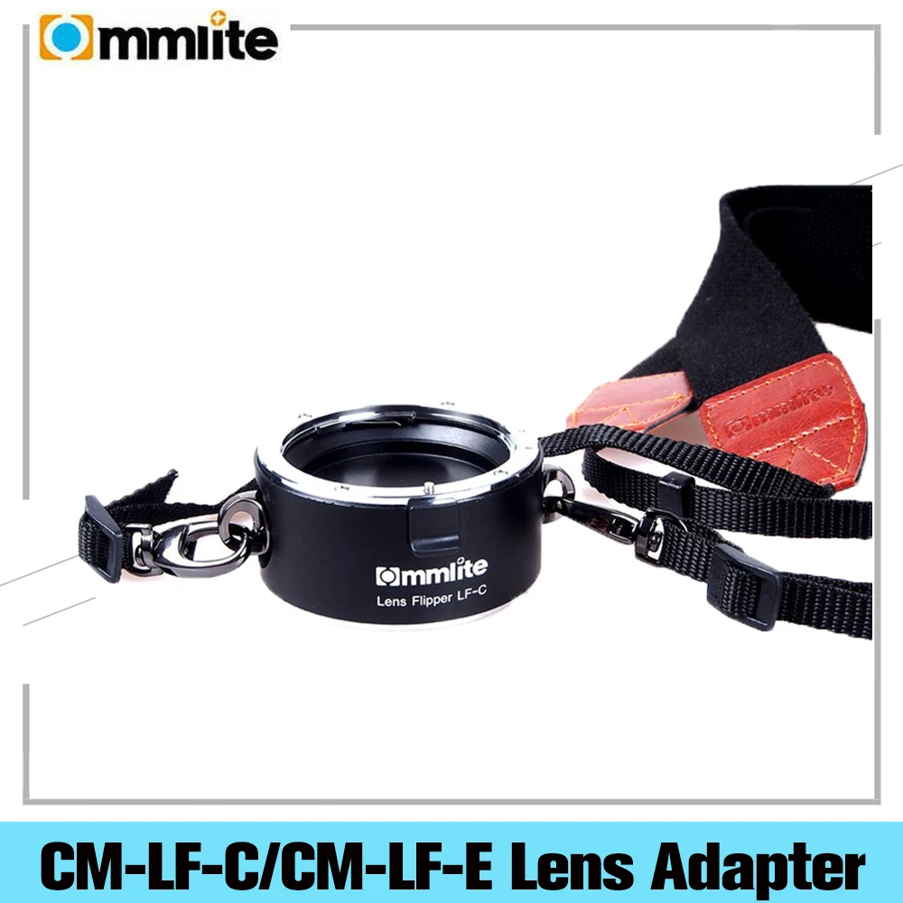 Commlite CM LF C E вулканизационный пресс конвейерных линзы Флиппер держатель объектива