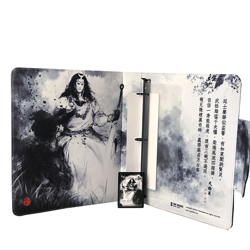 Time Walker Portal Three Kingdoms 9 Pockets Wusong открытки в альбом книги для MGT/YU-GI-OH/Poke/FOW Hold 20-30 страниц