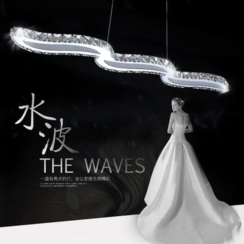 Новое поступление K9 с украшением в виде кристаллов светодиодный подвесные