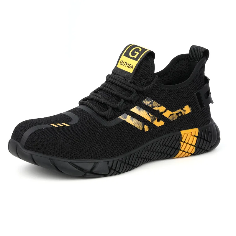 Мужская защитная обувь уличные рабочие ботинки промышленная Строительная