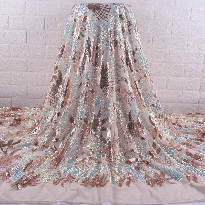 Кружевной топ с блестками красного вина блестящий французский тюль африканская