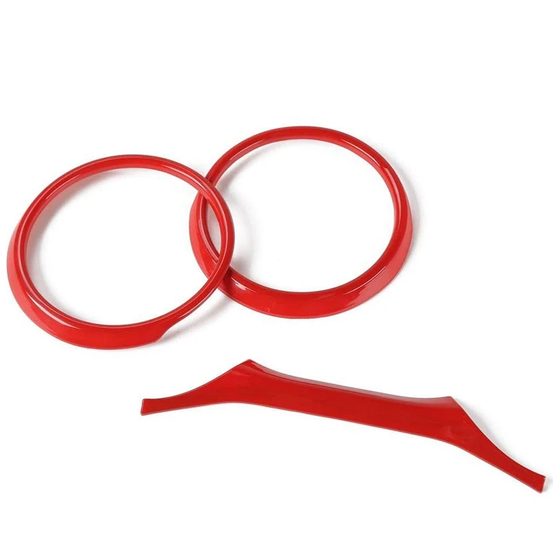 Панель приборной панели автомобиля декоративная крышка наклейки для Jeep Wrangler JL 2018