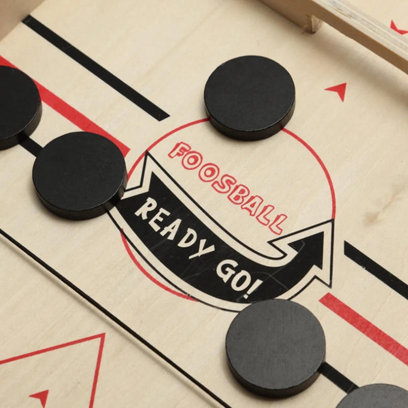 Быстрый слинг Шайба игра деревянные хоккейные игры настольный шайба игровая