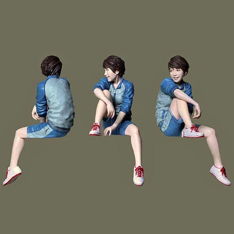 1/20 девушка в весеннее время жизни фигурка модели из смолы GK японская несобранный