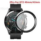 3D с округленными изогнутыми краями мягкая прозрачная защитная пленка для экрана с полным покрытием для Huawei часы GT 2 46 мм GT2 42 мм Smartwatch Защитная пленка для ЖК-экрана