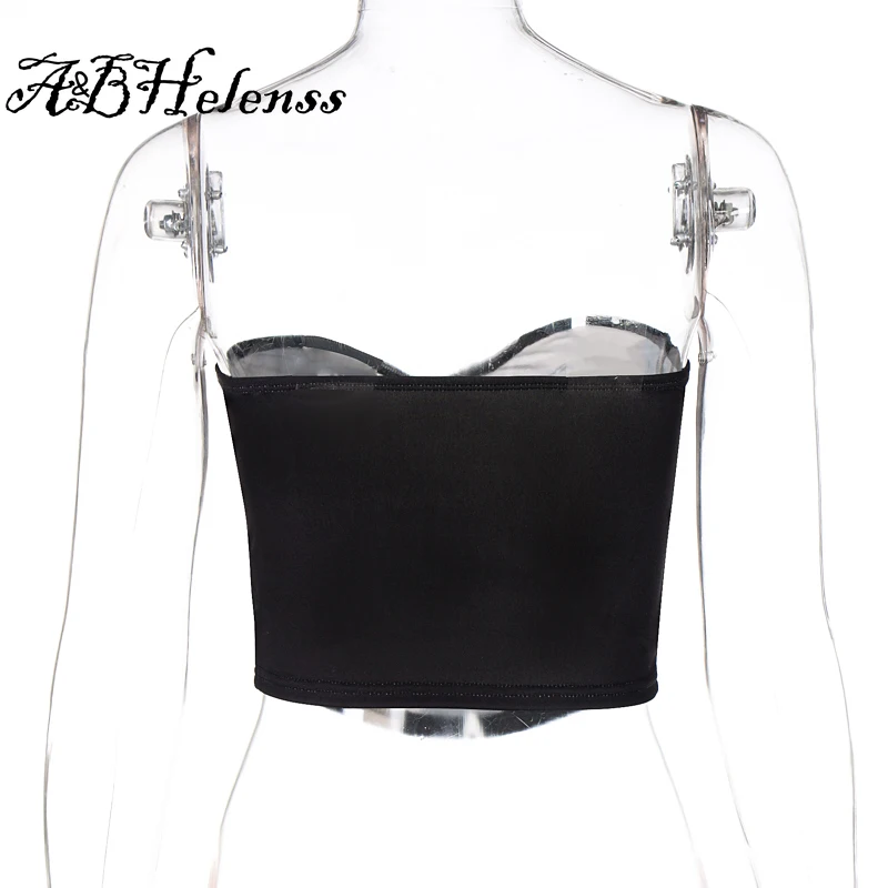 

A&BHelenss 2021 Summer Women Fashion Streetwear Outfits Club Outfits Club Tank Tops Vintage Print Sexy Tube Crop Tops