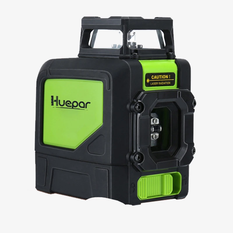 

huepar 3D 5 lines 360 Green Red Beam Self-Leveling Horizon Vertical Cross laser line measuring instruments Laser Level