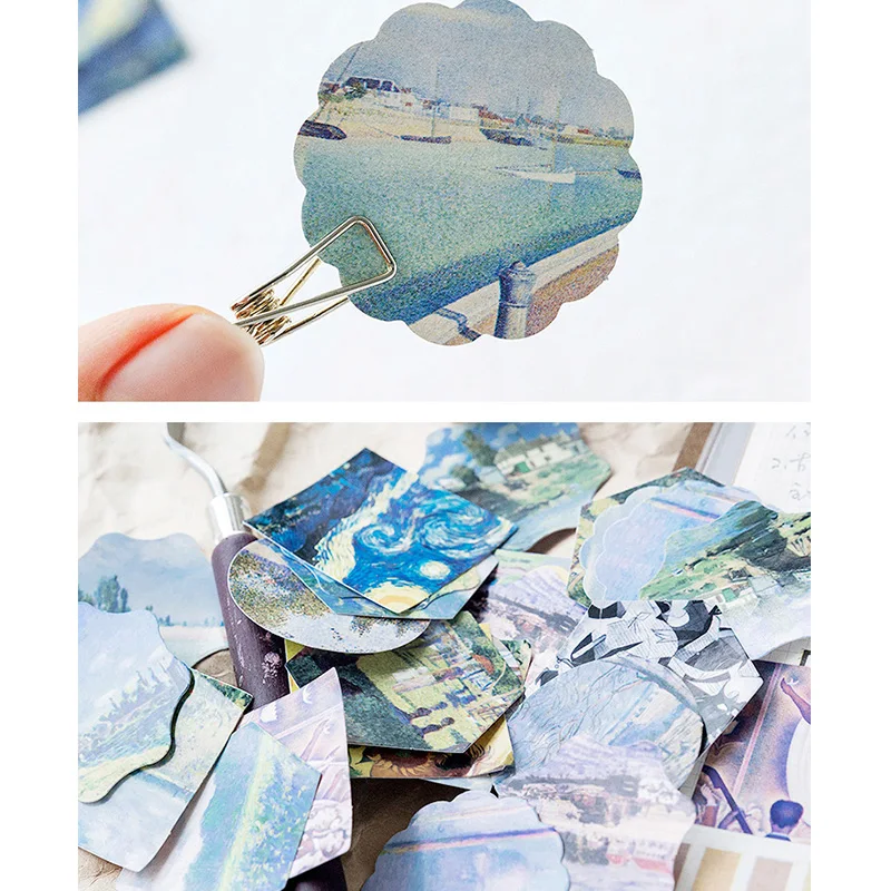 46 шт./упак. известного произведения искусства дневник блокнот для заметок