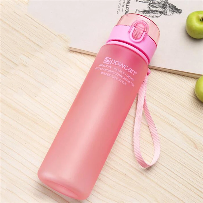 

Summer Sports Cup Outdoor Travel Bicycle Drink Water Bottle Portable Kawaii Plastic Student Leak Proof High Quality