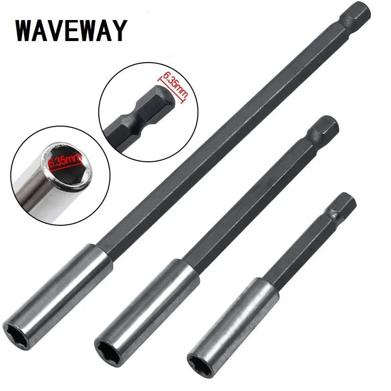 

Адаптер для электрической дрели WAVEWAY, с шестигранным хвостовиком 1/4 дюйма