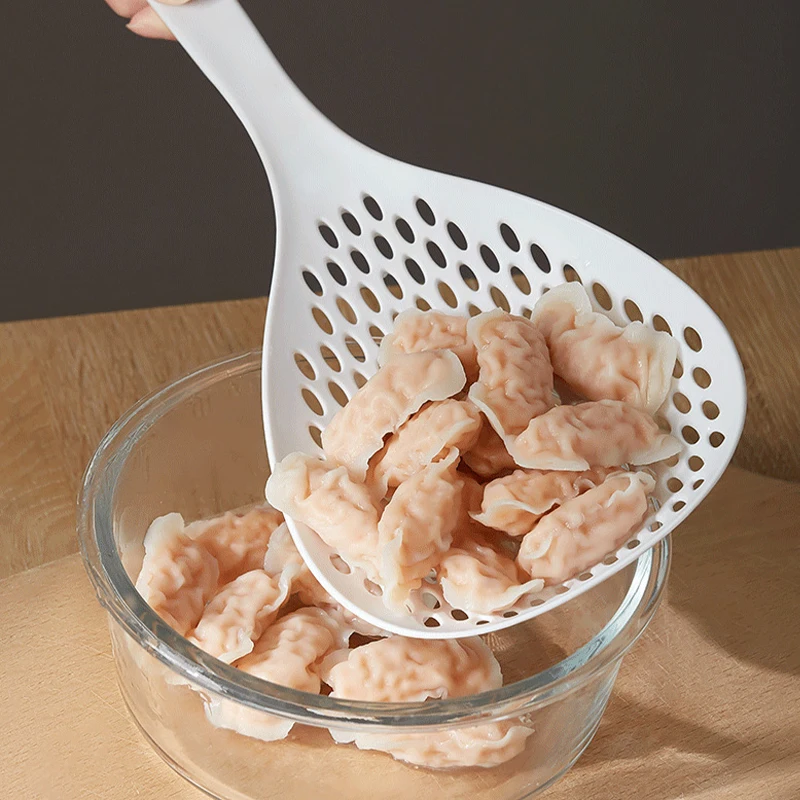 

Kitchen Large Household Dumpling Vegetable Noodle Spoon Large Colander Temperature Resistant Multifunctional Water Filter Spoon