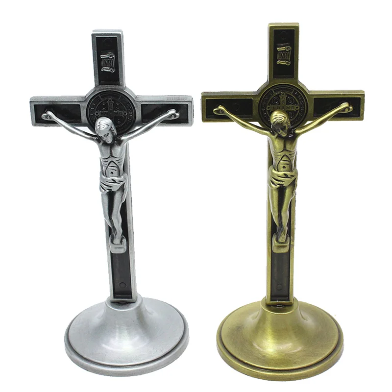 Крест Распятие стенд Христос католик Статуэтка женщины в автомобиль для дома с