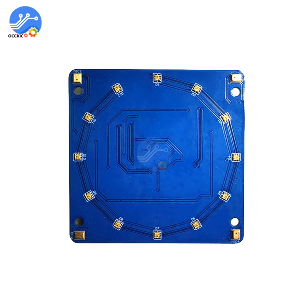 4 Mic Input Decoder Module for Raspberry Pi Expansion Board Microphone AC108 Smart Voice Practical Program recognition module |