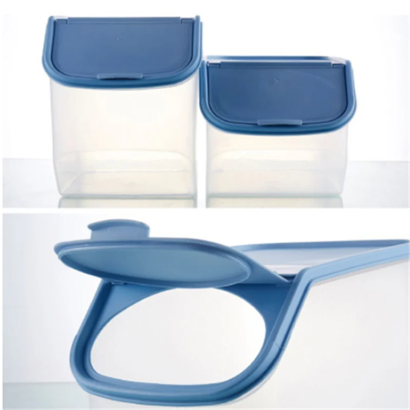 Кухонный ящик для хранения сушеных продуктов герметичный с мерной чашкой