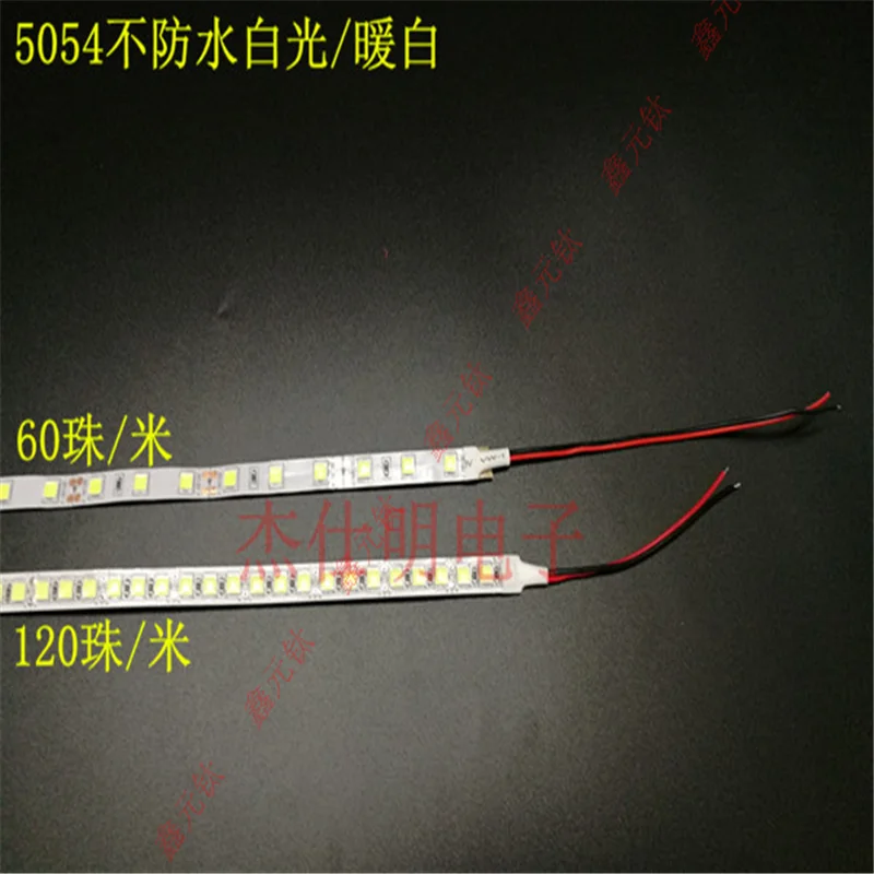5054 60led 120 светодиодов 12v светодиодные ленты белый красный цвет зеленый, синий теплый белый не Водонепроницаемая Подсветка лампа лента 5 м/лот