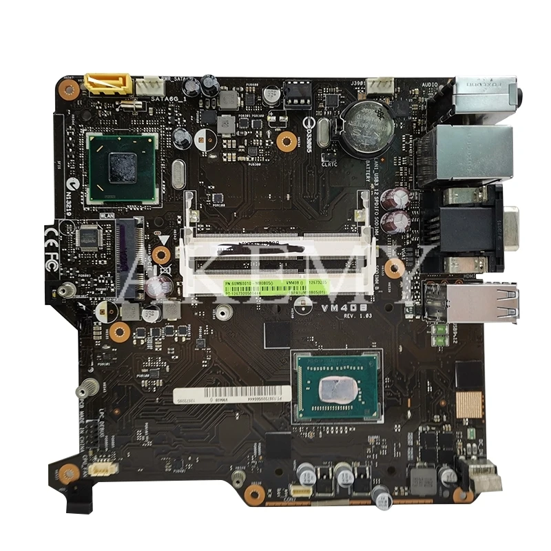 Материнская плата VM40B для ноутбука ASUS VivoPC с USB3/SATA3 17*17 ITX основная плата с процессором 1007U.