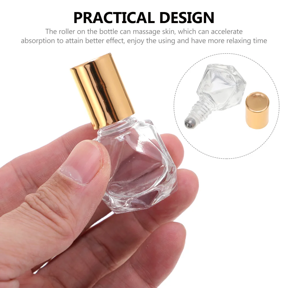 

12Pcs 8ML Refillable Essential Oil Roll-on Bottles Perfume Subpackaging Bottles