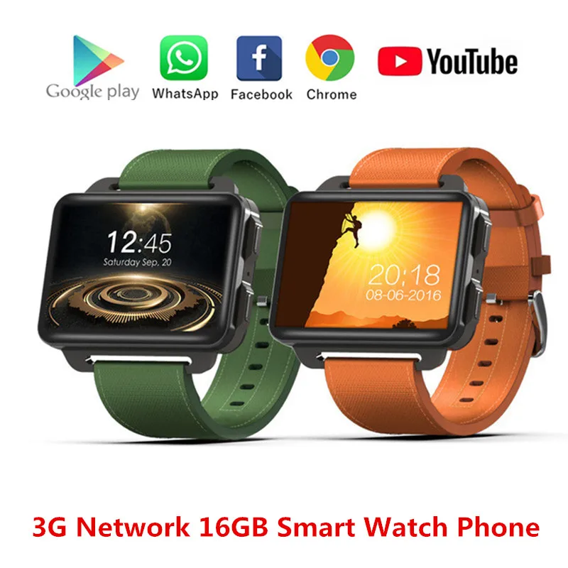 Умные часы DM99 Android 5 1 ОС 3G сеть Гб + 16 Встроенный GPS WIFI BT4.0 1.3MP камера 2 дюймов IPS экран