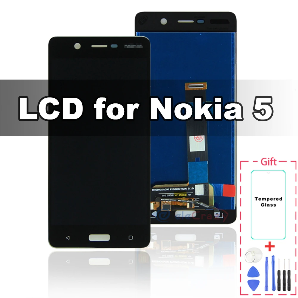 ЖК-дисплей для Nokia 5 N5 TA-1008 TA-1030 TA-1053 дисплей с сенсорным экраном и дигитайзером в