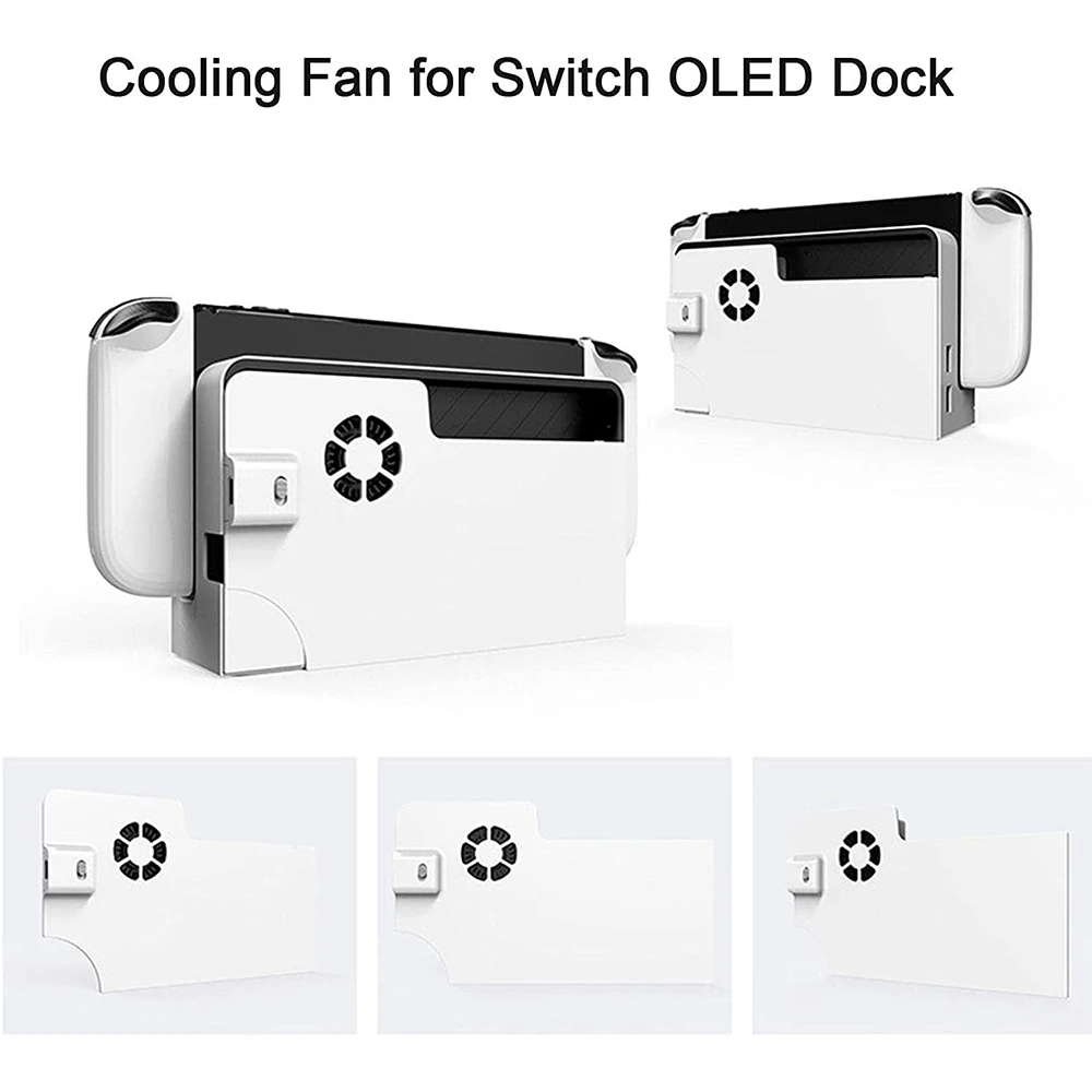 Model Host Based Cooling Fan for Nintendo Switch OLED Base Console Cooler Radiator Original Stand Heat Exhaust Game Accessories