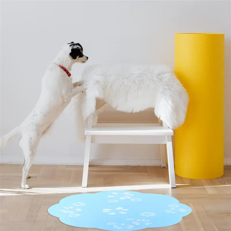 Коврик для фонтана 34 см милая подставка еды с цветами Настольный