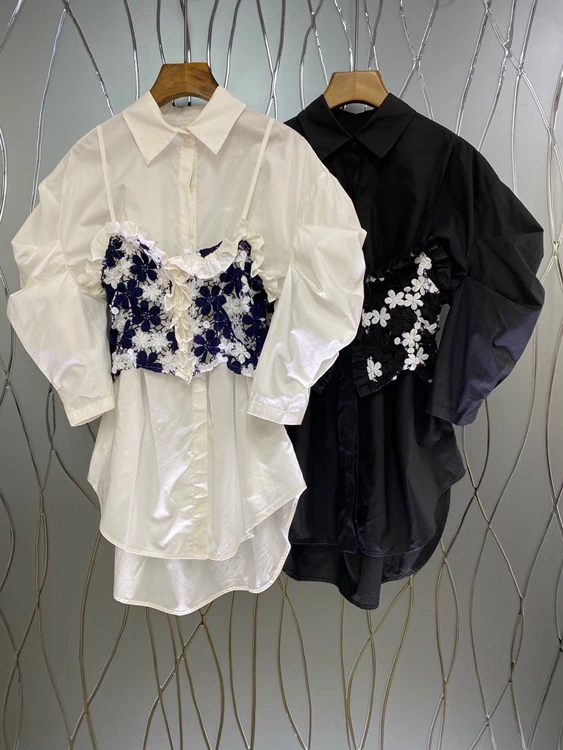 

Женское платье с длинными рукавами, жаккардовое платье с отложным воротником и подтяжками, украшенное складками на рукавах, модель 2021, 507