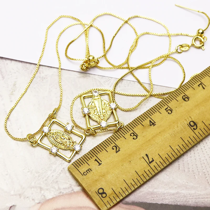 

10 Strand Jesus Pendant necklace New design jewelry accessories for women necklace for women New design 8153