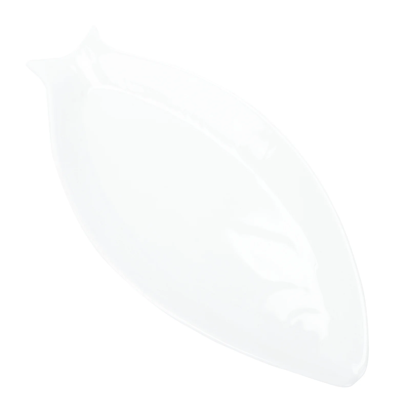 

1Pc Ceramic Fish Plate Decorative Household Dish for Steaming Fish Food Tray