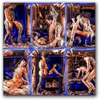 Алмазная живопись абстрактная Сексуальная Эротика обнаженная мужская и женская секс-игра Набор для вышивки крестиком украшение для дома подарок