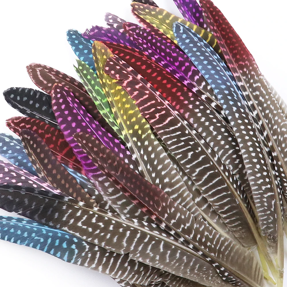 20 25 см цесарки натуральными перьями перья фазана для изготовления ювелирных