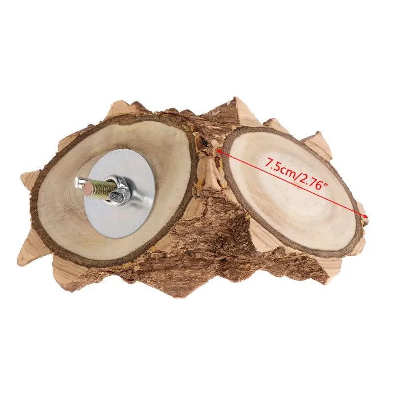 ПЭТ платформа из натурального дерева окунь попугай хомяк белка птица клетка