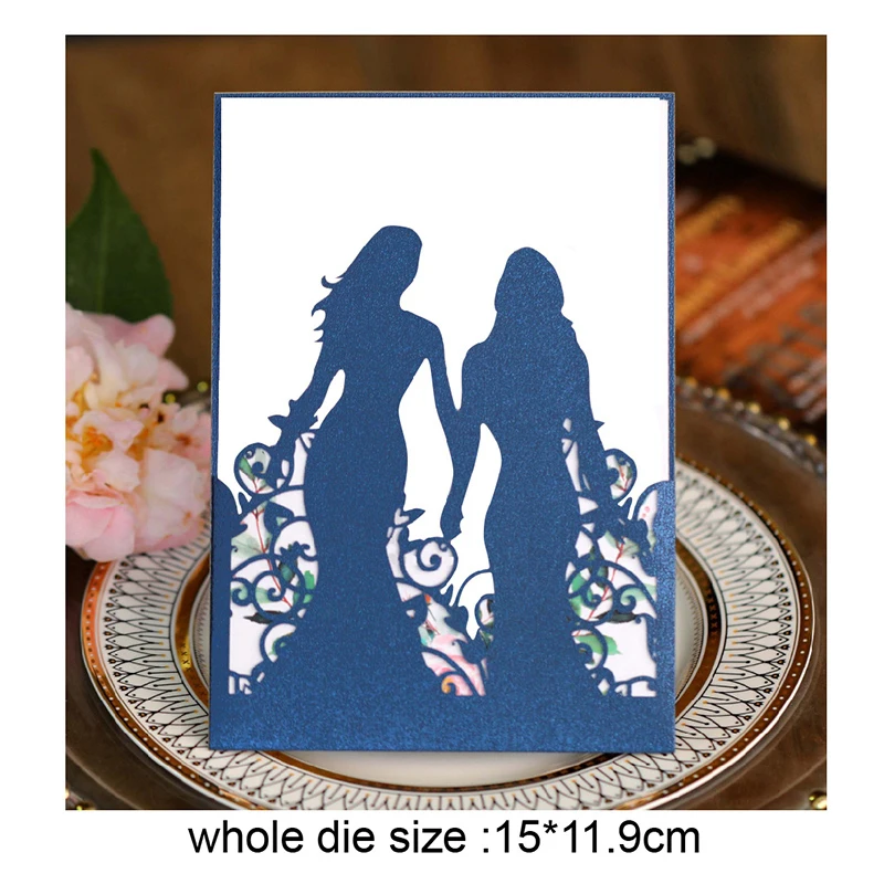 

Sisters 150*119mm Metal Cutting Die Mold Stencil for DIY Embossing Paper Photo Album Cards Making Scrapbooking Dies Cut Mould