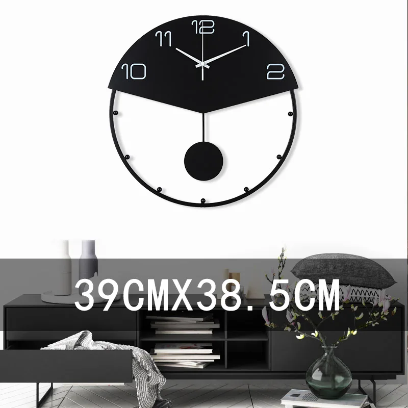 Настенные часы в скандинавском стиле металлические креативные настенные