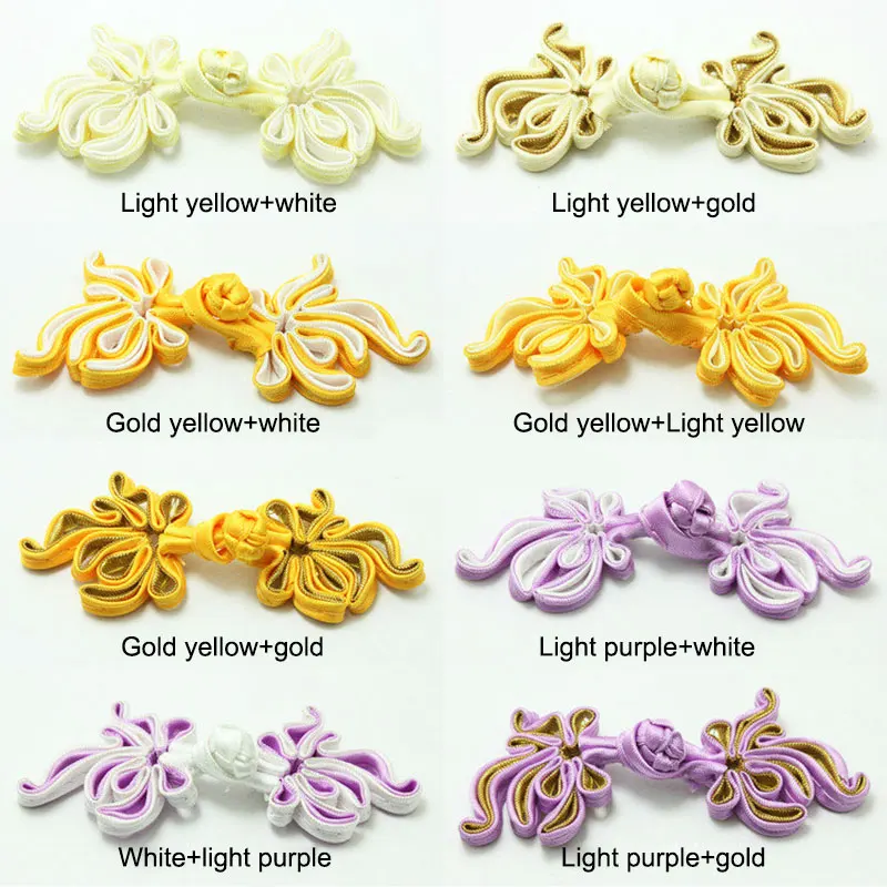 10pcs Chinese Knot Buttons High-end Breasted Tail Buckle Cheongsam Dresses Decorative Botones Wedding Invitations | Дом и сад
