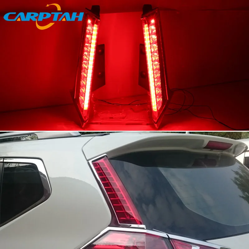 2 шт. светодиодный задний противотуманный фонарь для Nissan X trail T32 2014 2018
