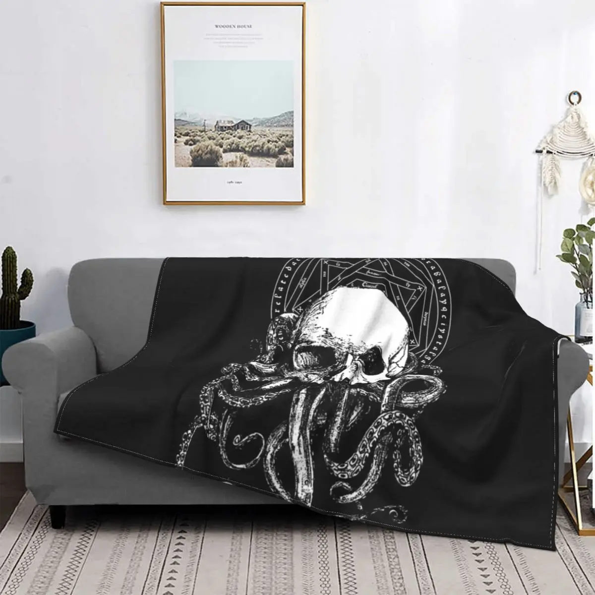 

Одеяло Cthulhu, покрывало для кровати, плед в клетку, аниме, плюшевое муслиновое одеяло, одеяло для приема s