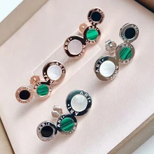 WPB BV Earrings High Quality 1:1 LOGO Rome Shining Three Round Cake Button Earrings Woman Luxury Jewelry Brand BVL Hot Selling