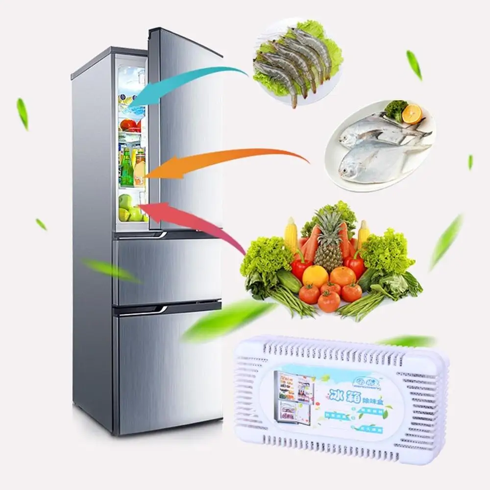 Домашняя кухня 3 коробки для холодильника дезодорант активированный уголь пакет