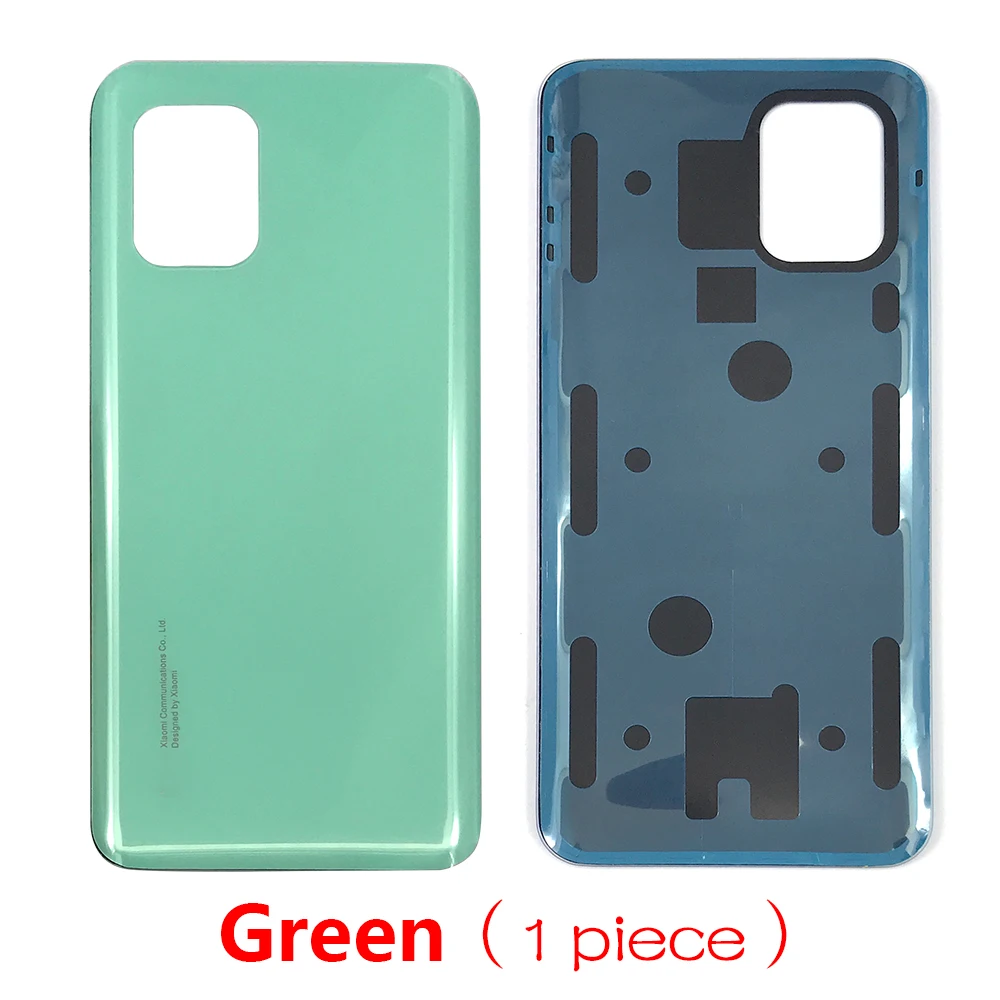 

Replacement Parts Rear Back Battery Cover Door Housing Case With Glue Adhesive Sticker For Xiaomi Mi 10 Lite