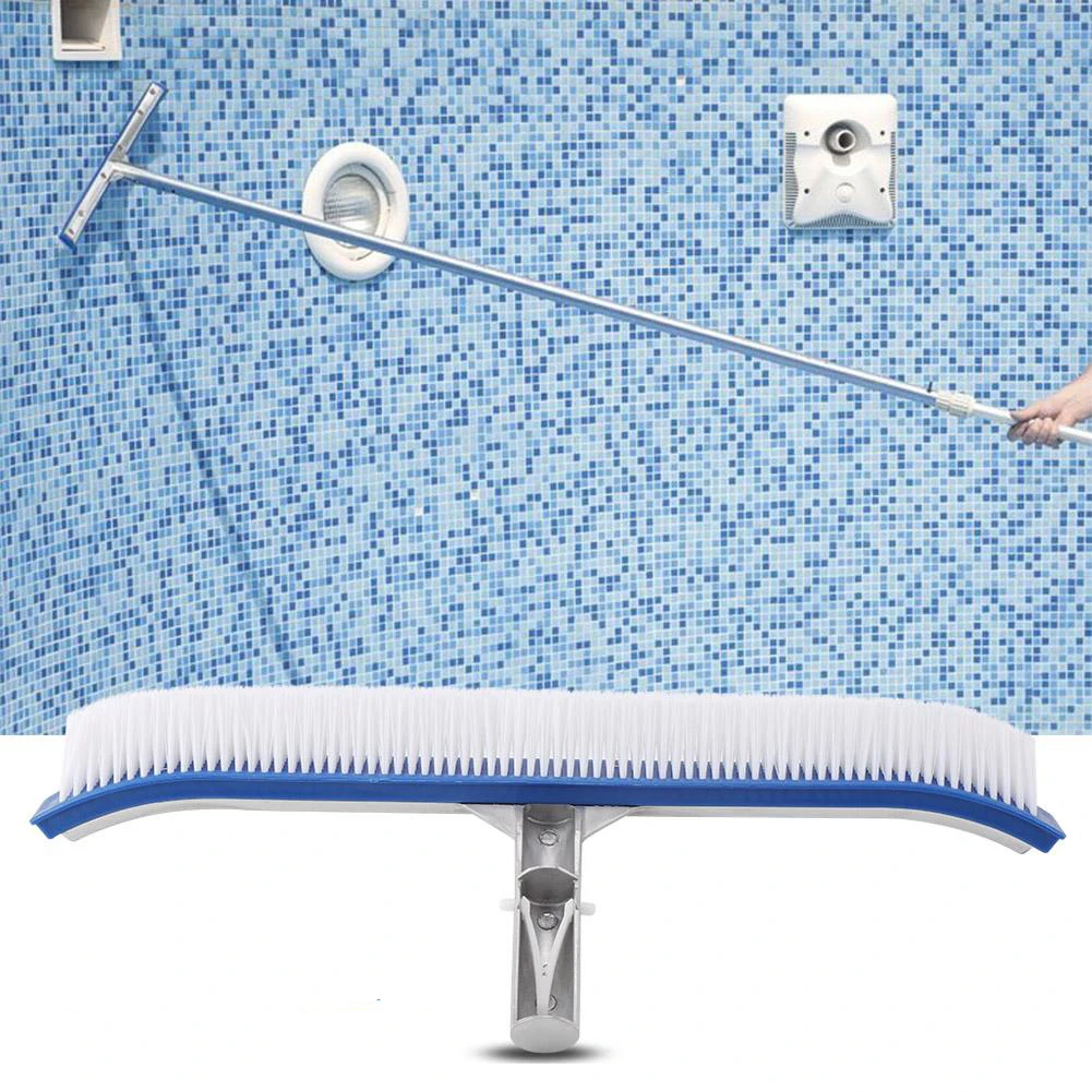 Настенная щетка для бассейна 18 дюймов чистящие инструменты алюминиевая ручка