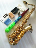 brand new jupiter jts 1100sg bb tenor saxophone brass silver nickel body gold lacquer key b flat sax instrument and case