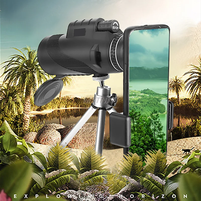 

Hot-selling 40X60 high-power waterproof monoculars outdoor hiking monoculars professional high-powered telescope