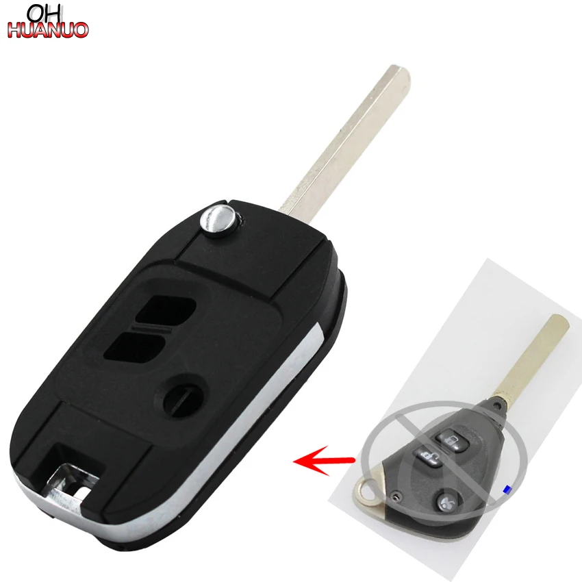 Сменный корпус модифицированный складной дистанционный чехол для ключей Fob 3