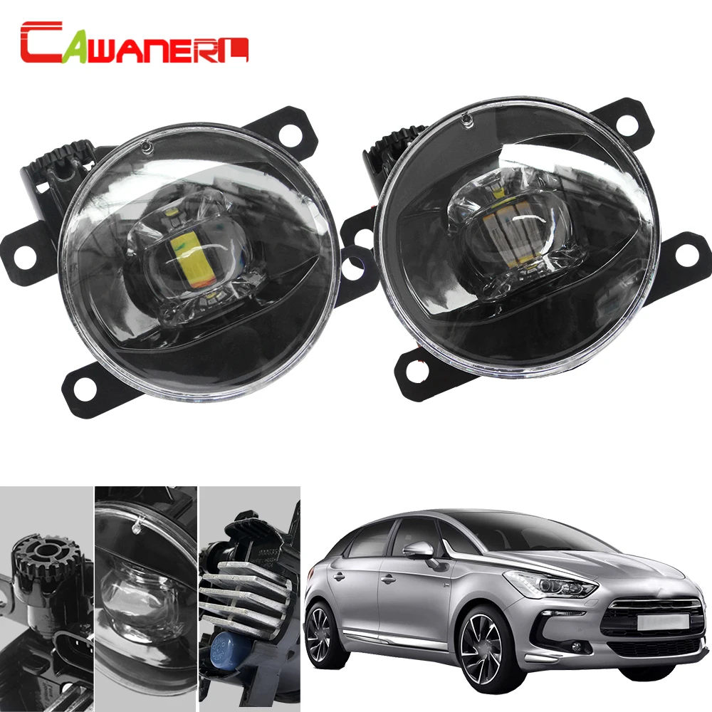 Cawanerl для 2012 2016 Citroen DS5 автомобильный бампер противотуманный фонарь 4000LM LED объектив