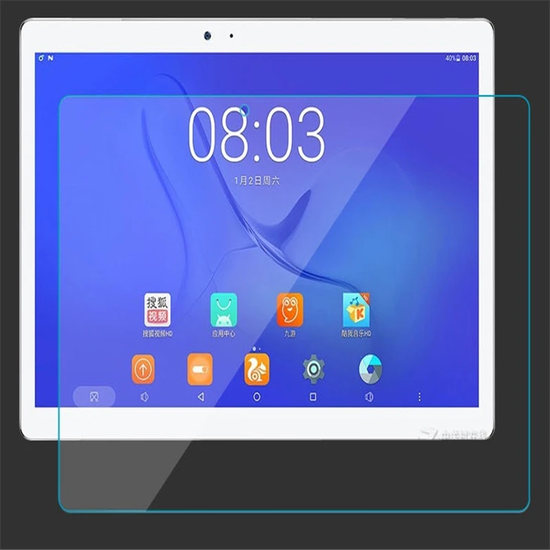 

For Tablet High CLear Tempered Glass Screeen film Universal 7 8 10 inch Screen Protector