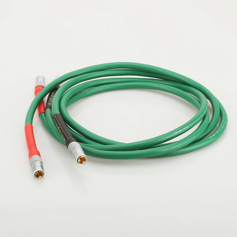 Высококачественный Hi Fi аудио Чистый медный кабель RCA соединительный с